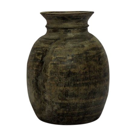 Hand Made Wooden Pot-19